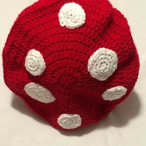 New Mushroom Beret Hat Handmade crochet